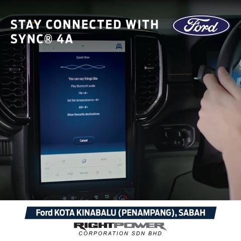 Connectivity On The Go with Ford SYNC 4A Technology