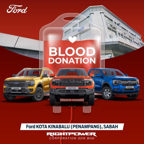 Donate Blood, Save Lives This Aidilfitri at Ford Kota Kinabalu