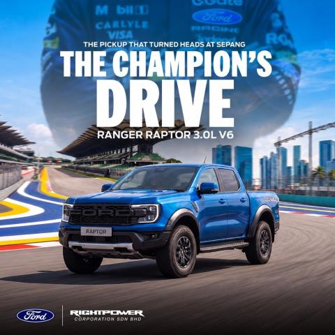 Ford Ranger Raptor: Two Champions, One Winning Drive
