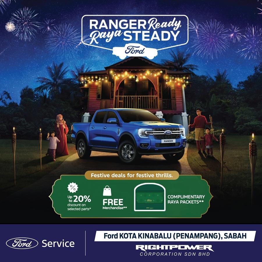 Exclusive Raya Festive Deals Await at Ford Service Kota Kinabalu!