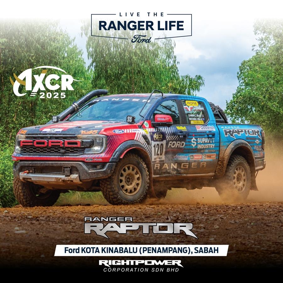 Ford Ranger Raptor Claims T2A Class Victory in Thailand’s AXCR 2025!