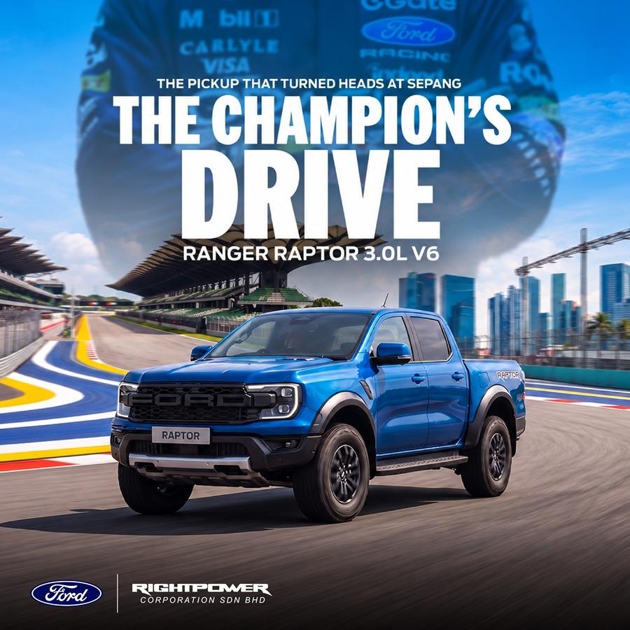 Ford Ranger Raptor: Two Champions, One Winning Drive